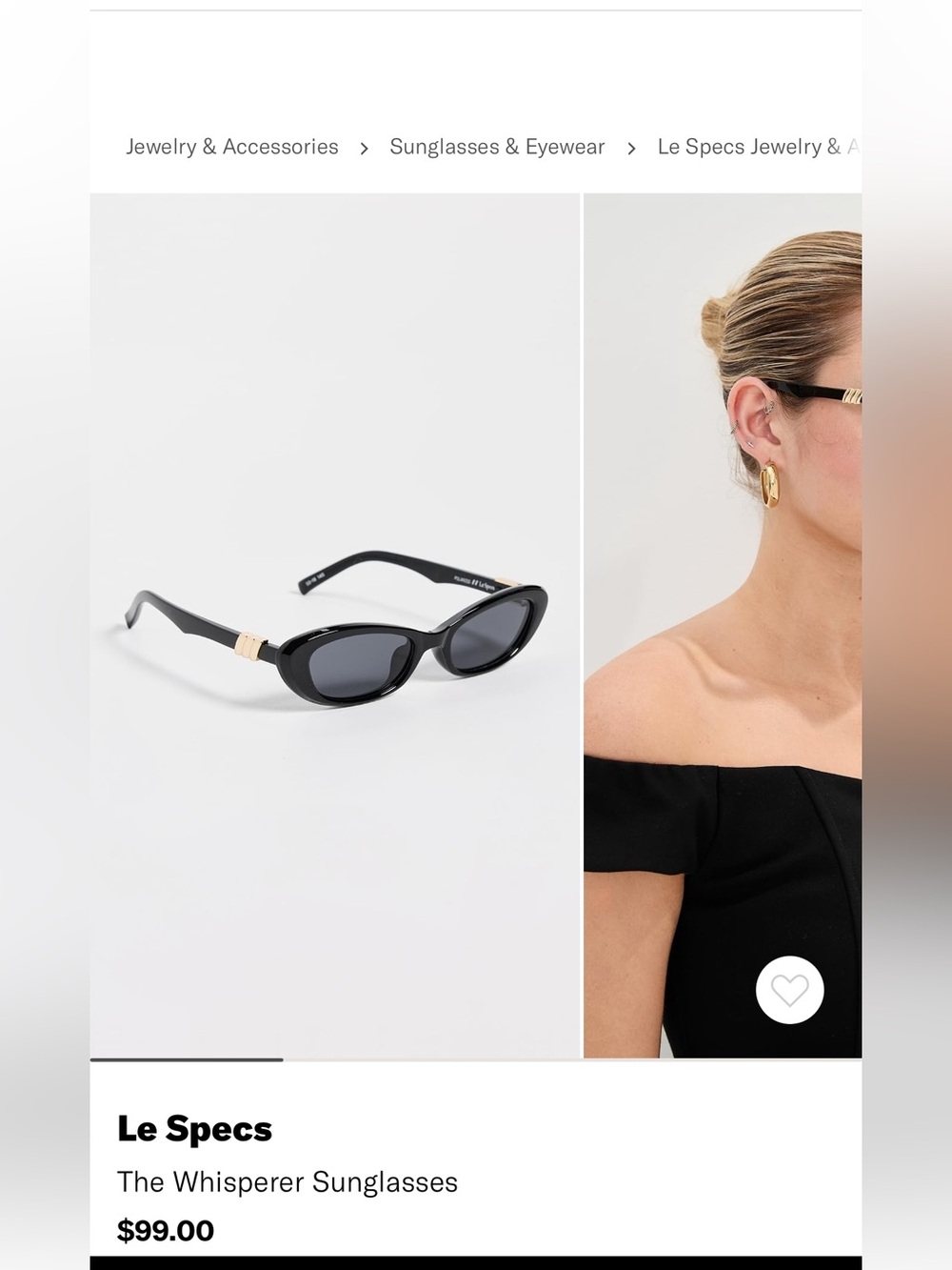 Le Specs The Whisperer Black Sunglasses